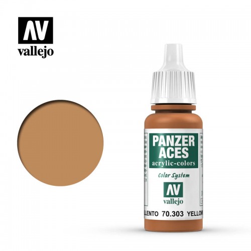 Vallejo Panzer Aces Yellowish Rust 70303
